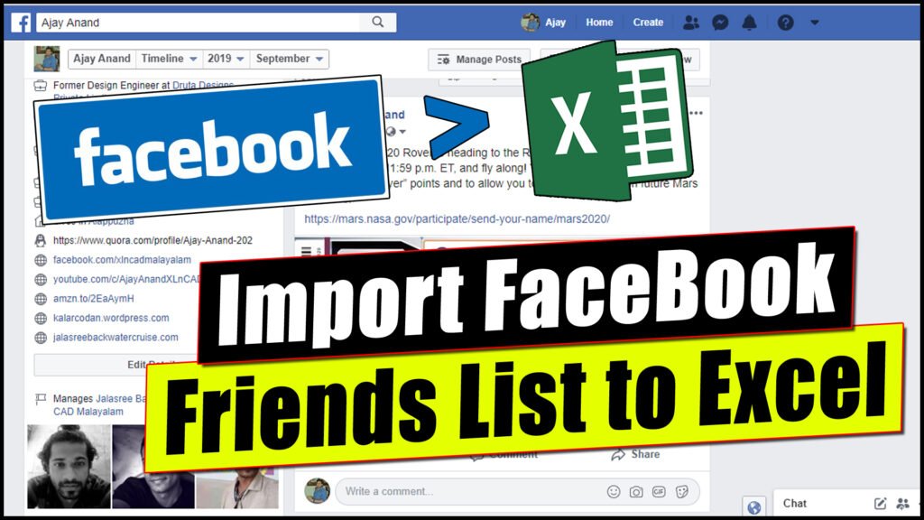 How to Import Facebook Friends As Csv File