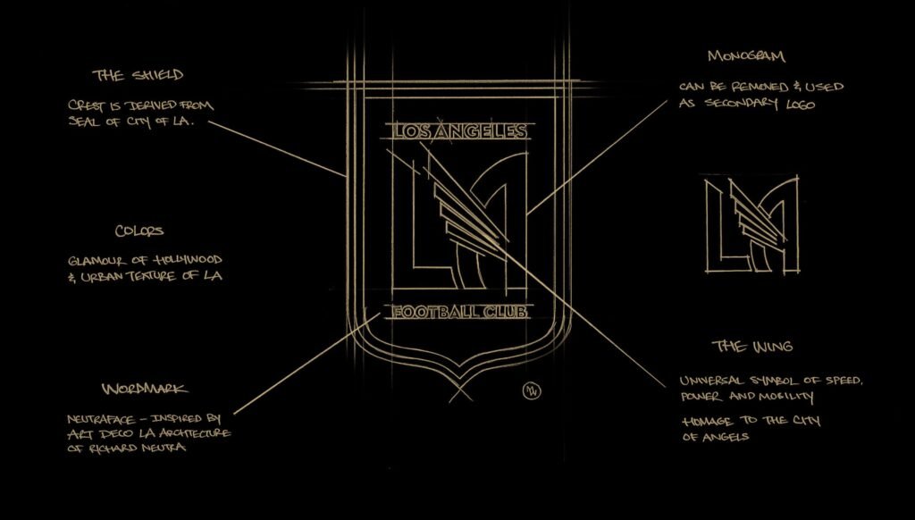 Logo Design History of Los Angeles Football Club
