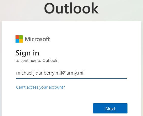How to Login to Army Email