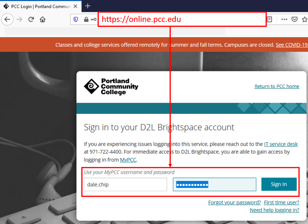 How to Login to Brightspace