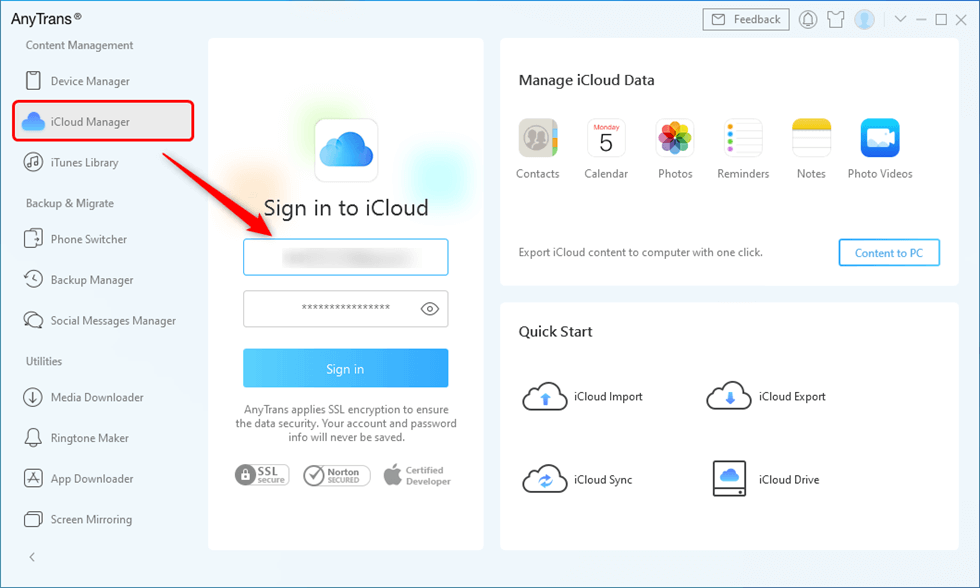 How to Login to Different Icloud Account