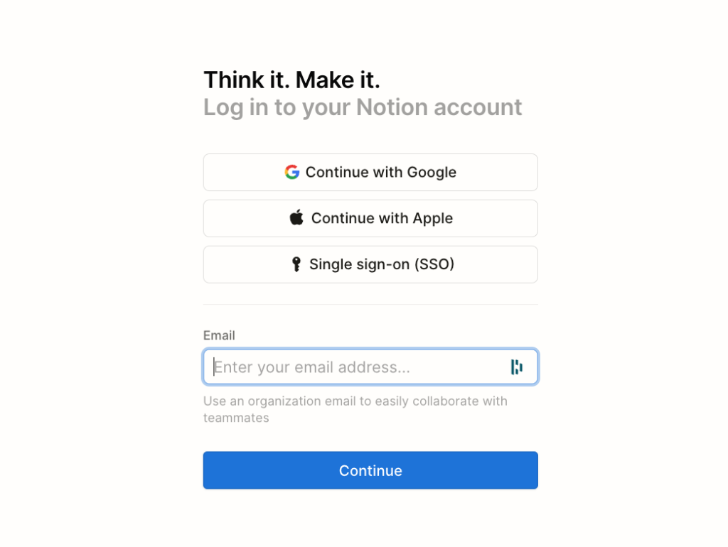 How to Login to Notion