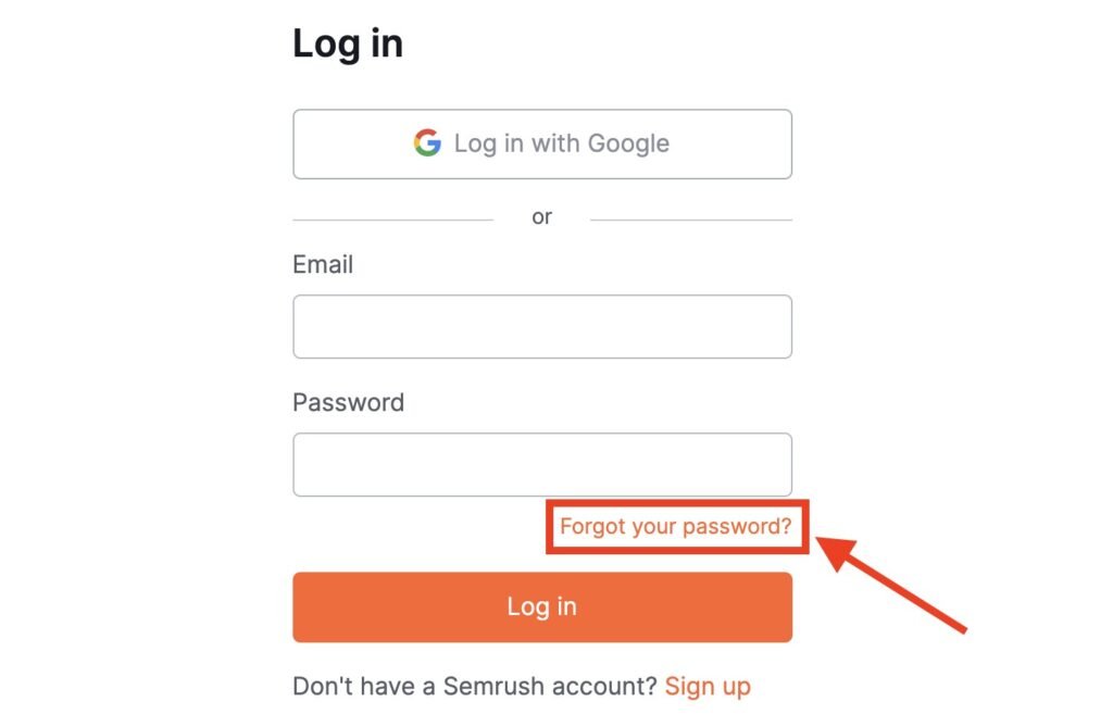 How to Login to Semrush